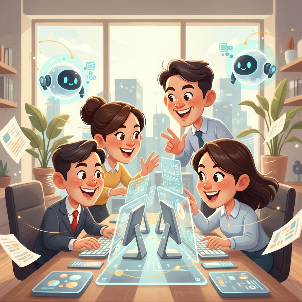 AI와 함께 일하는 소규모 팀