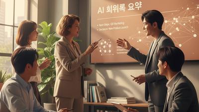 AI 회의록 작성 및 요약 자동화 도구 3대장 비교: Fireflies.ai, Notta, Otter.ai 중 2025년 최고의 선택과 월 20시간 회의 준비 시간 단축 실전 가이드