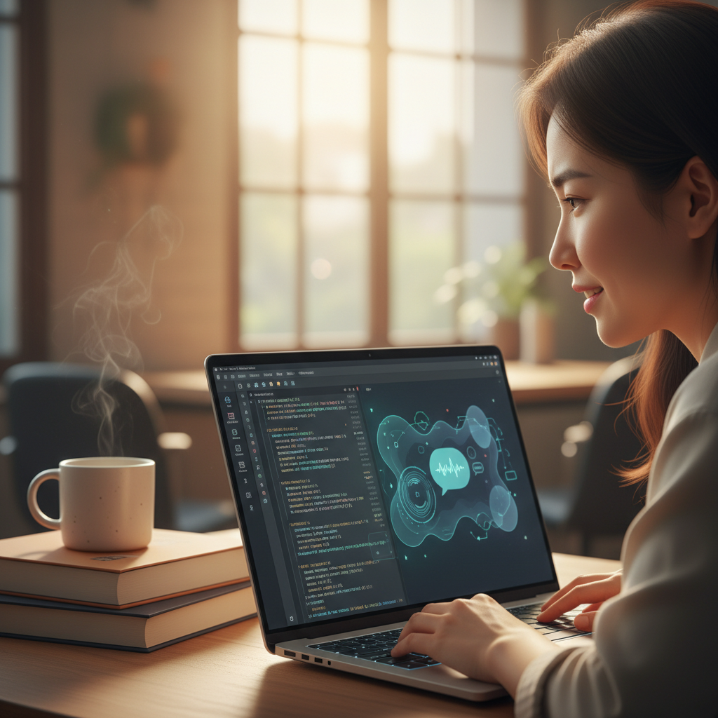 AI 어시스턴트와 함께 React 컴포넌트를 개발하는 한국인 개발자