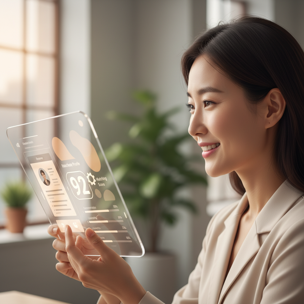 AI웍스 블로그 썸네일: AI 채용 툴을 활용하는 한국인 HR 담당자