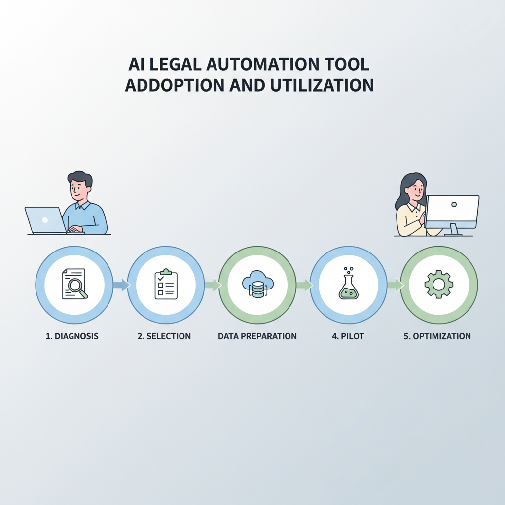 AI 법률 자동화 툴 도입 및 활용 5단계 워크플로우