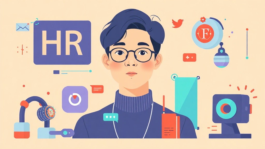 AI 온보딩 자동화 워크플로우: HR 및 IT 프로세스 연동 다이어그램