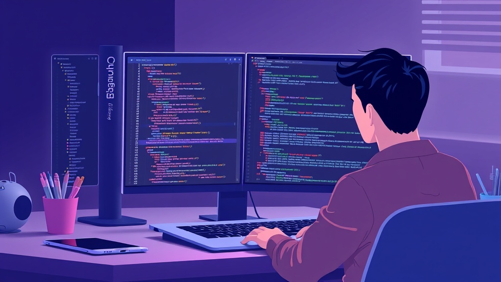 LangChain과 ChromaDB를 활용하여 RAG 시스템을 구축하는 Python 코드 예제가 표시된 개발 환경