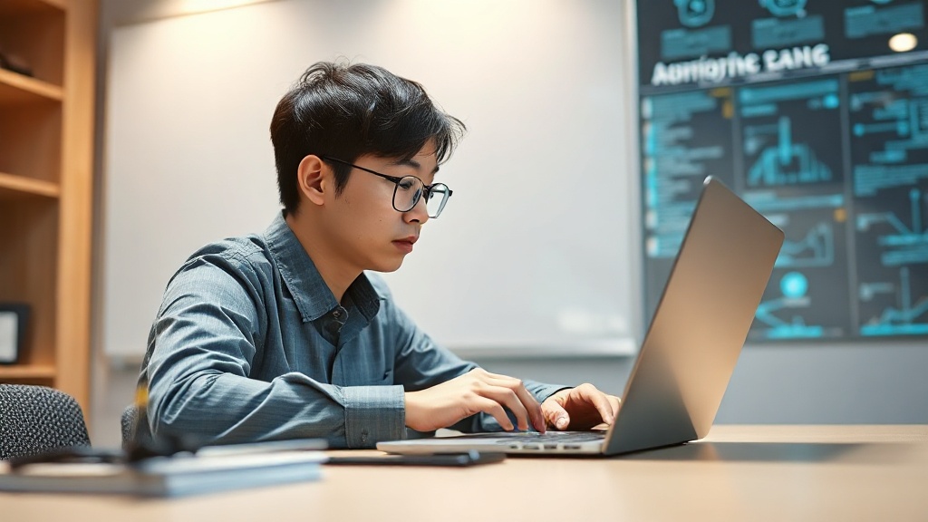 AI 기반 소프트웨어 테스트 자동화를 위한 한국인 QA 엔지니어의 모습