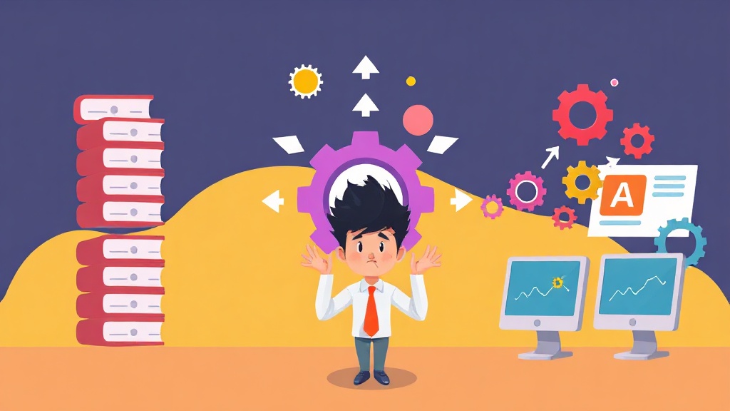 반복 업무가 Power Automate Desktop으로 자동화되어 효율적인 흐름으로 바뀌는 개념도