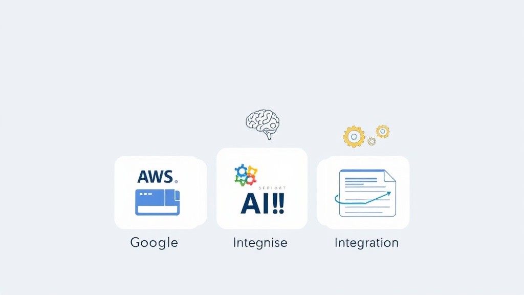 AWS Textract, Google Document AI, Azure Form Recognizer 등 AI 추출 솔루션의 특징을 나타내는 개념적 비교 이미지