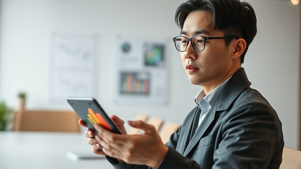 AI 모델 편향 지표를 검토하는 한국인 데이터 과학자