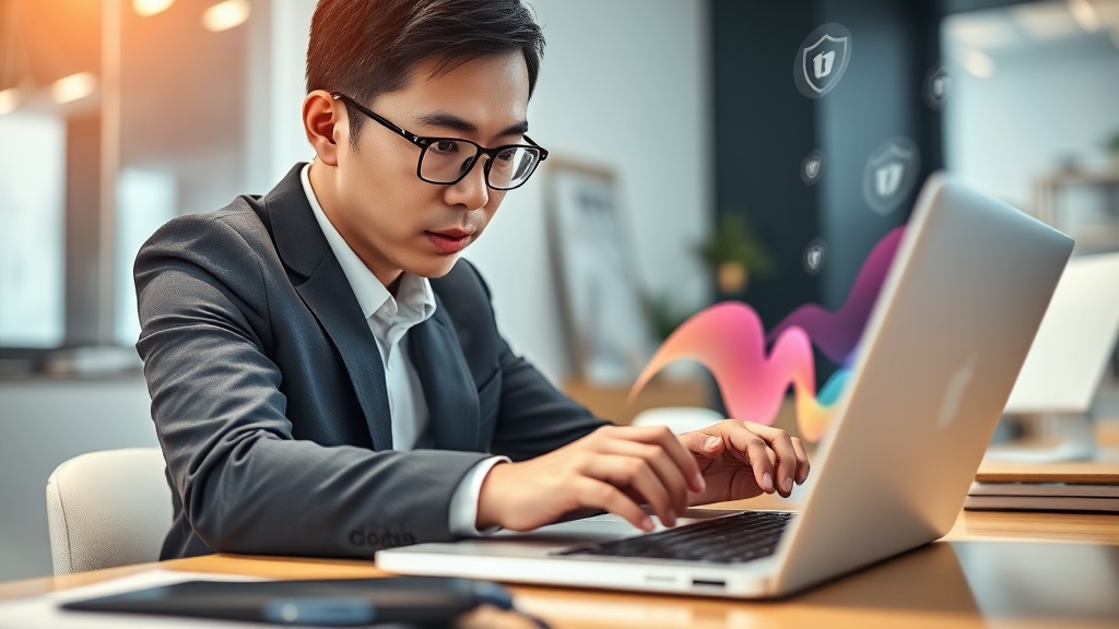 AI 기반 이상 거래 탐지 시스템(FDS)을 검토하는 한국인 전문가