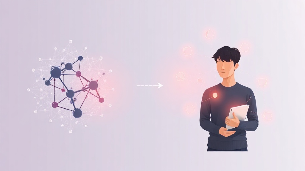 GAN 또는 확산 모델을 이용한 합성 데이터 생성 과정을 추상적으로 표현한 일러스트