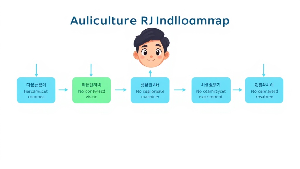AI 조직 문화 구축 5단계 로드맵을 시각화한 다이어그램