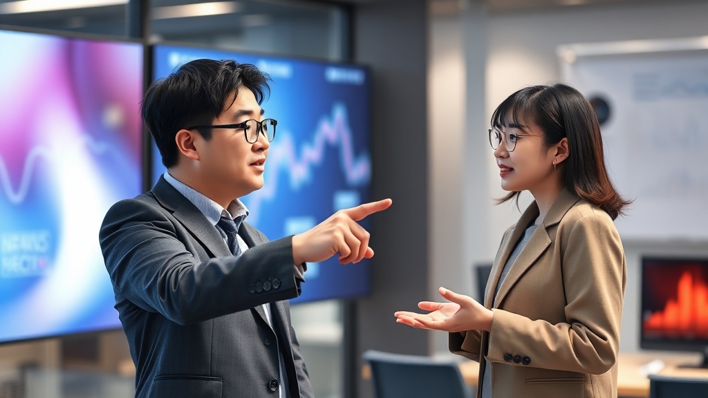 AI 데이터 거버넌스를 논의하는 한국인 경영진과 데이터 과학자