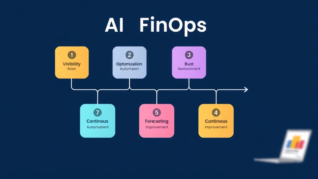 AI FinOps 구현을 위한 단계별 워크플로우 다이어그램