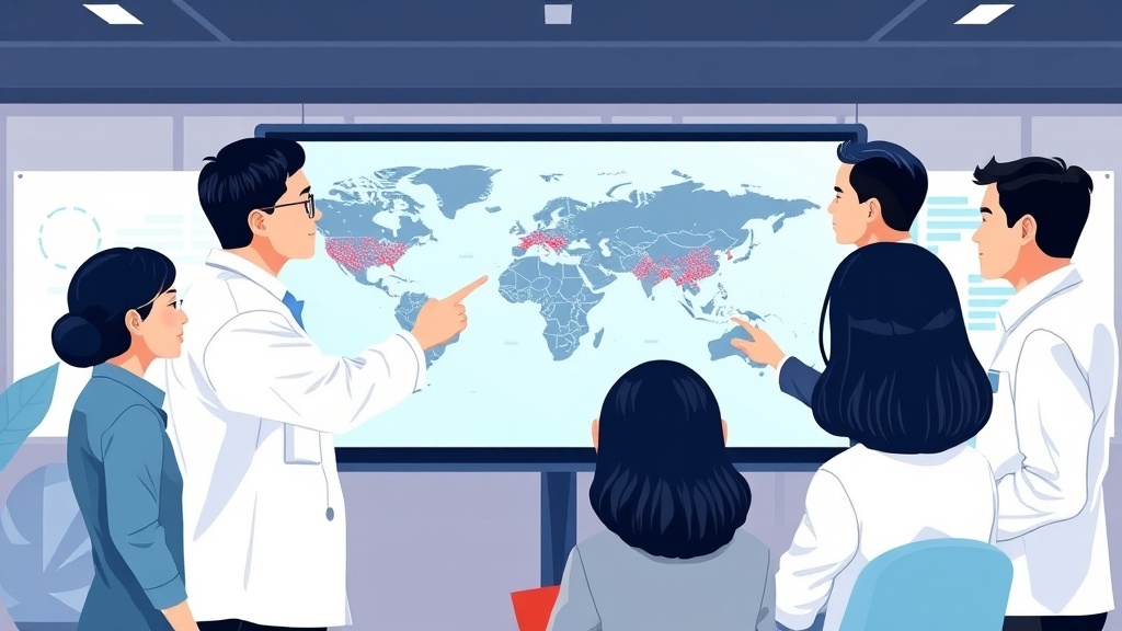 한국인 전문가들이 AI 기반 공급망 리스크 예측 대시보드를 보며 협업하는 모습