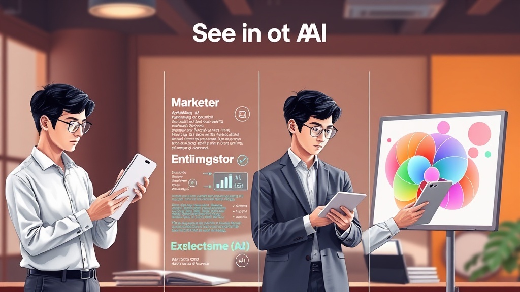 마케터, 개발자, 경영진 등 직무별 한국인 전문가들이 AI 도구를 활용하는 모습