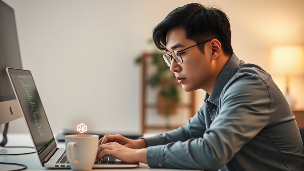 AI 기반 단위 테스트 코드를 검토하는 한국인 개발자
