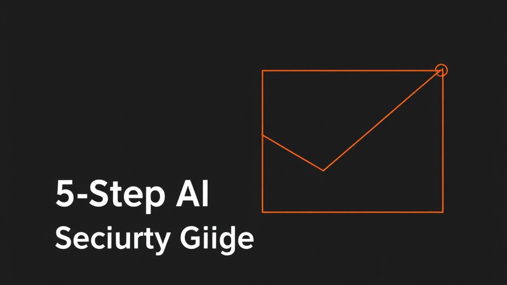 AI 모델 및 시스템 보안 방어를 위한 5단계 워크플로우를 보여주는 SVG 인포그래픽